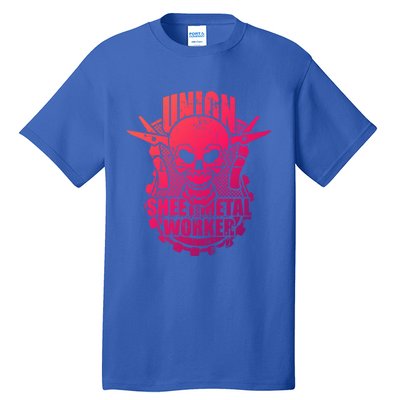 Tough Proud Union Sheet Metal Workers Gift Tall T-Shirt