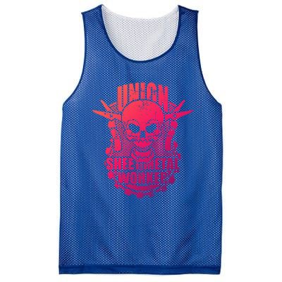 Tough Proud Union Sheet Metal Workers Gift Mesh Reversible Basketball Jersey Tank