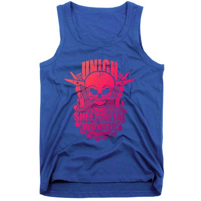 Tough Proud Union Sheet Metal Workers Gift Tank Top