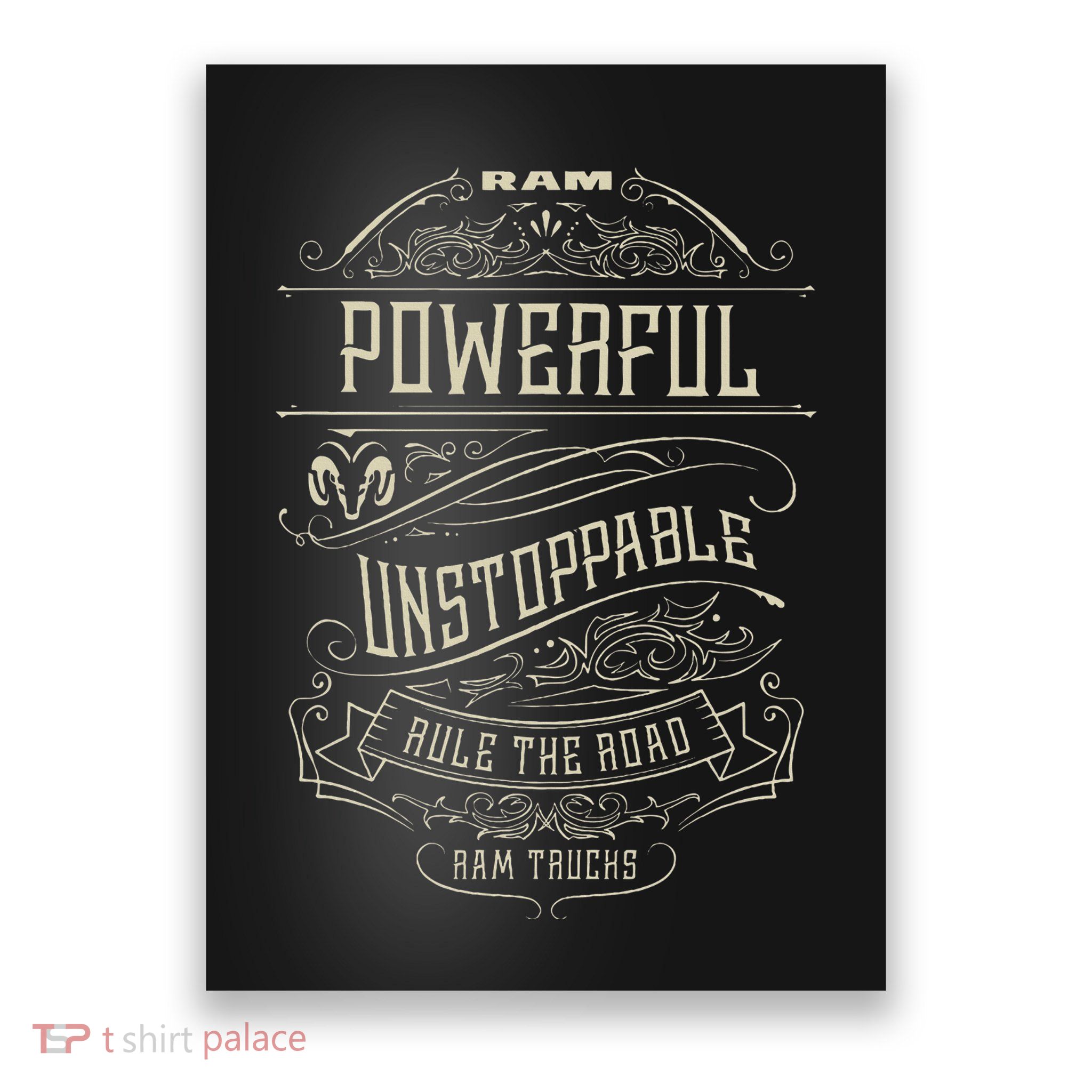Trucks Powerful Unstoppable Poster