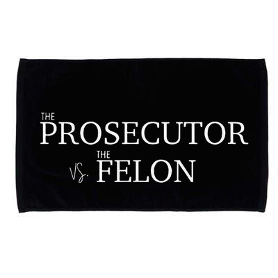 The Prosecutor Vs. The Felon Microfiber Hand Towel