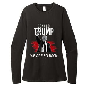 Trump President Victory We Are So Back Womens CVC Long Sleeve Shirt