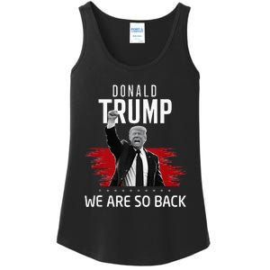 Trump President Victory We Are So Back Ladies Essential Tank