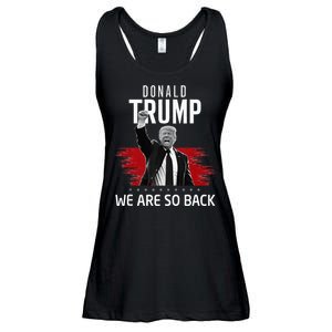 Trump President Victory We Are So Back Ladies Essential Flowy Tank