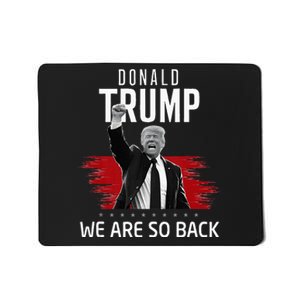 Trump President Victory We Are So Back Mousepad