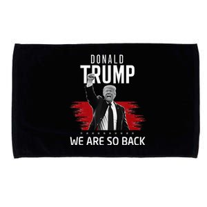 Trump President Victory We Are So Back Microfiber Hand Towel