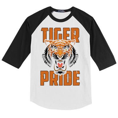 Tiger Pride Vintage Kids Colorblock Raglan Jersey