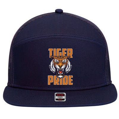 Tiger Pride Vintage 7 Panel Mesh Trucker Snapback Hat