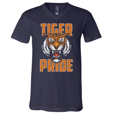 Tiger Pride Vintage V-Neck T-Shirt