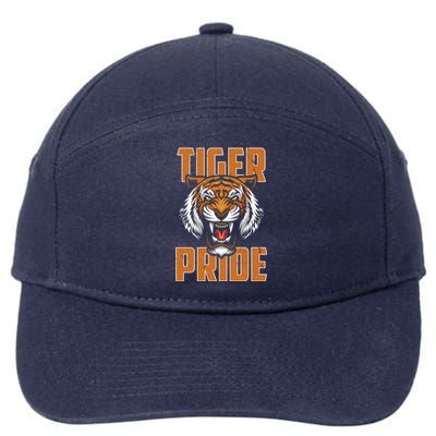 Tiger Pride Vintage 7-Panel Snapback Hat