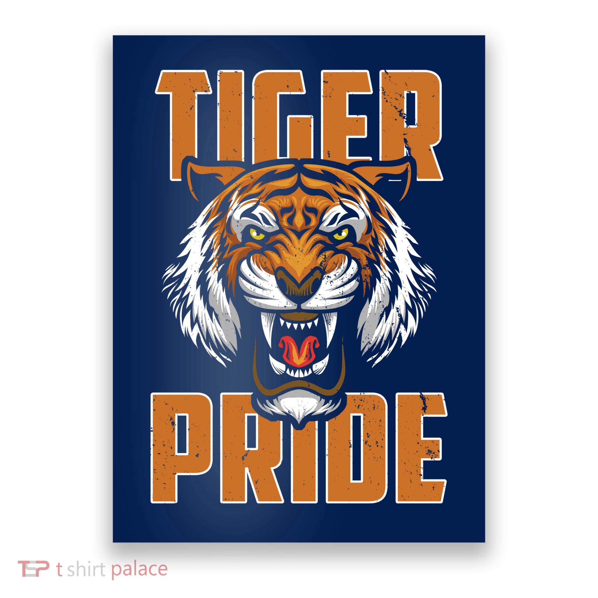 Tiger Pride Vintage Poster