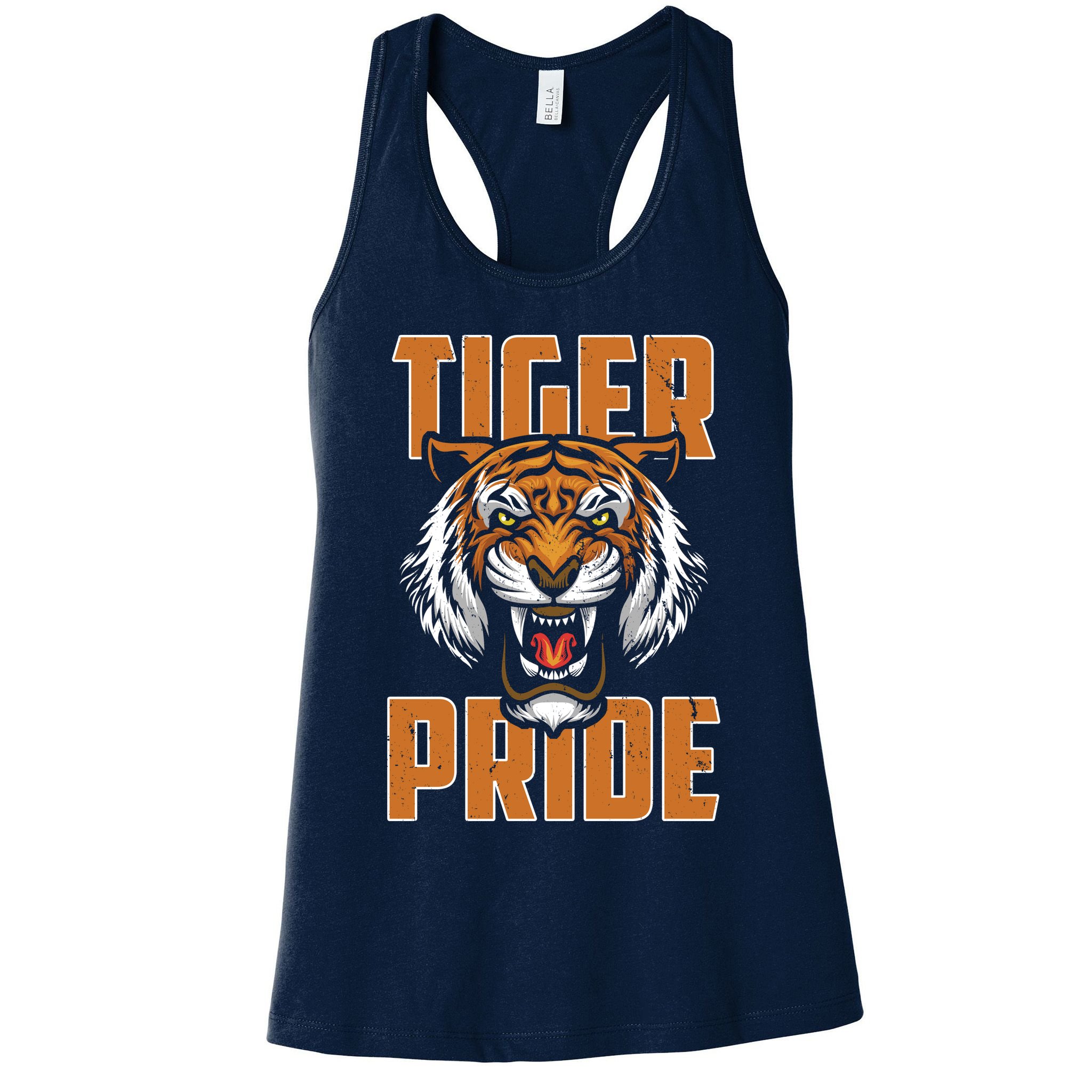 Tiger Pride Vintage Womens Tank Top
