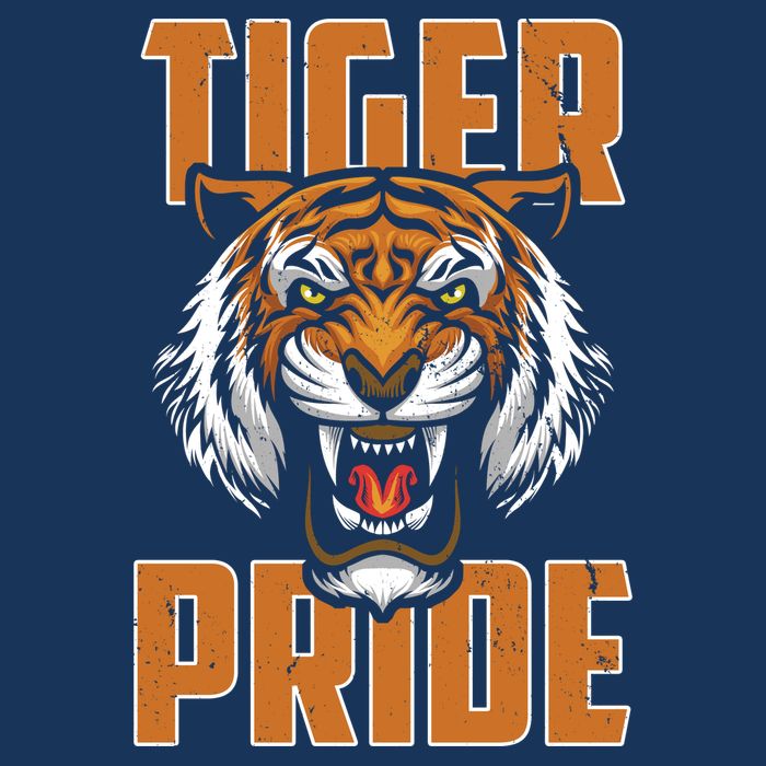 Tiger Pride Vintage Womens Tank Top