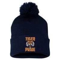 Tiger Pride Vintage Pom Pom 12in Knit Beanie