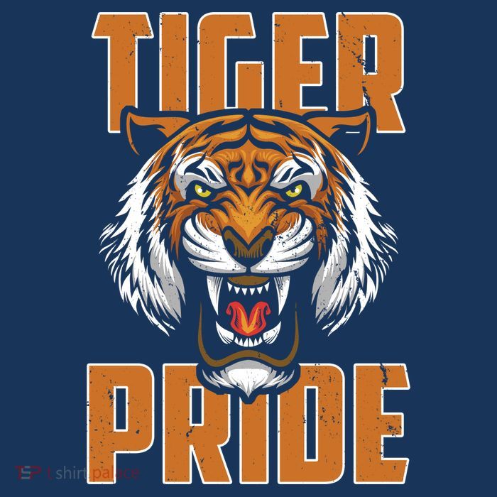 Tiger Pride Vintage Full Zip Hoodie