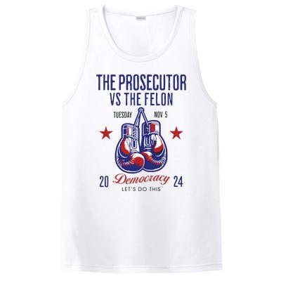 The Prosecutor Vs The Felon Democracy Kamalaharris Trump PosiCharge Competitor Tank