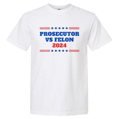 The Prosecutor Vs Convicted Felon 2024 Funny Ballot Voting Garment-Dyed Heavyweight T-Shirt