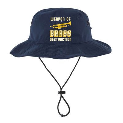 Trumpet Player Weapon of Brass Destruction Quote Instrument Legacy Cool Fit Booney Bucket Hat