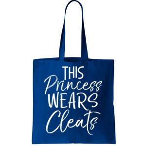 This Princess Wears Cleats Gift Soccer Gift Tote Bag