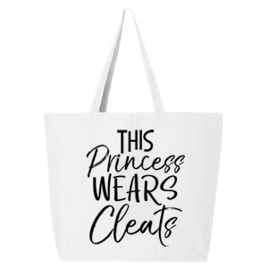 This Princess Wears Cleats Gift Soccer Gift 25L Jumbo Tote