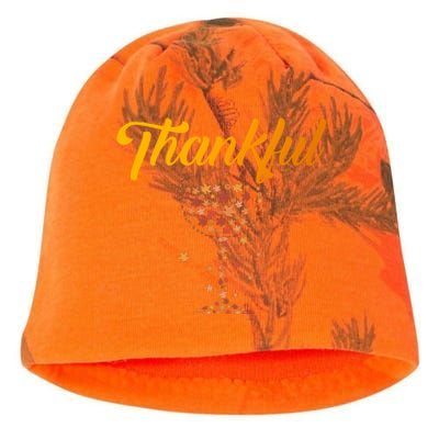 Thankful Pumpkin Wine, Thankful Grateful Blessed Autumn Fall 2022 Kati - Camo Knit Beanie