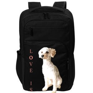 Toy Poodle Women Men Kids Dog Mom Dad Love Pet Gift T Impact Tech Backpack