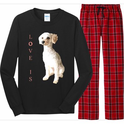 Toy Poodle Women Men Kids Dog Mom Dad Love Pet Gift T Long Sleeve Pajama Set