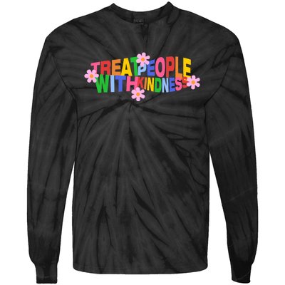 Treat People With Kindness Tie-Dye Long Sleeve Shirt