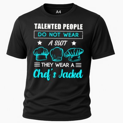 Talented People Wear A Chef Jacket Sous Chef Gift Performance Shirt