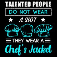 Talented People Wear A Chef Jacket Sous Chef Gift Drawstring Bag