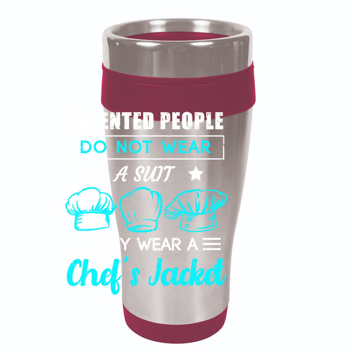 Talented People Wear A Chef Jacket Sous Chef Gift 12oz Stainless Steel Coffee Mug