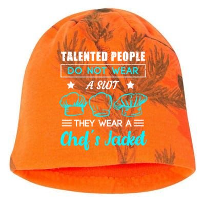 Talented People Wear A Chef Jacket Sous Chef Gift Kati - Camo Knit Beanie