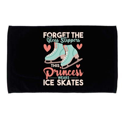 This Princess Wears Ice Skates Figure Ice Skating Microfiber Hand Towel