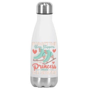 This Princess Wears Ice Skates Figure Ice Skating Stainless Steel Insulated Water Bottle