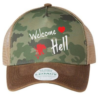 Touhou Project Welcome Hell Gensokyo Relaxed Legacy Tie Dye Trucker Hat