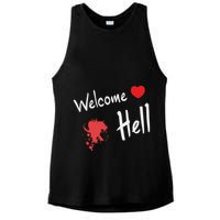 Touhou Project Welcome Hell Gensokyo Relaxed Ladies PosiCharge Tri-Blend Wicking Tank