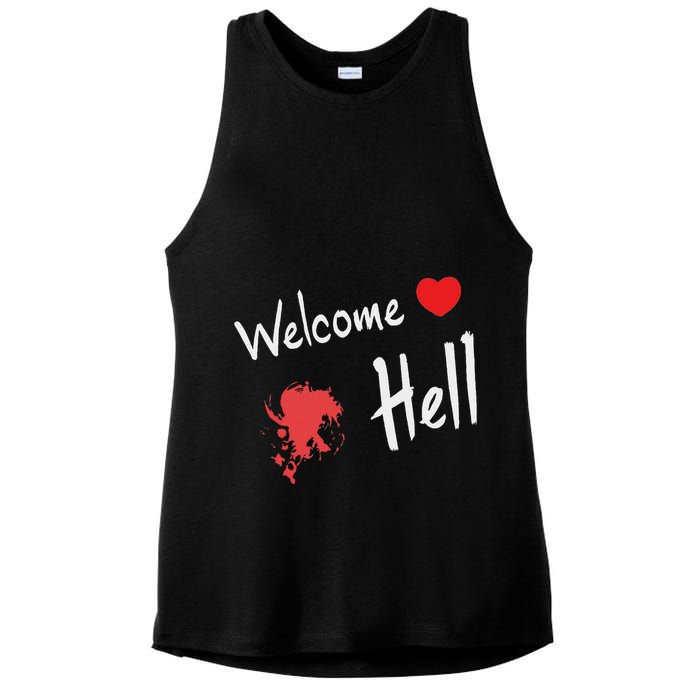 Touhou Project Welcome Hell Gensokyo Relaxed Ladies PosiCharge Tri-Blend Wicking Tank