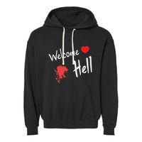 Touhou Project Welcome Hell Gensokyo Relaxed Garment-Dyed Fleece Hoodie