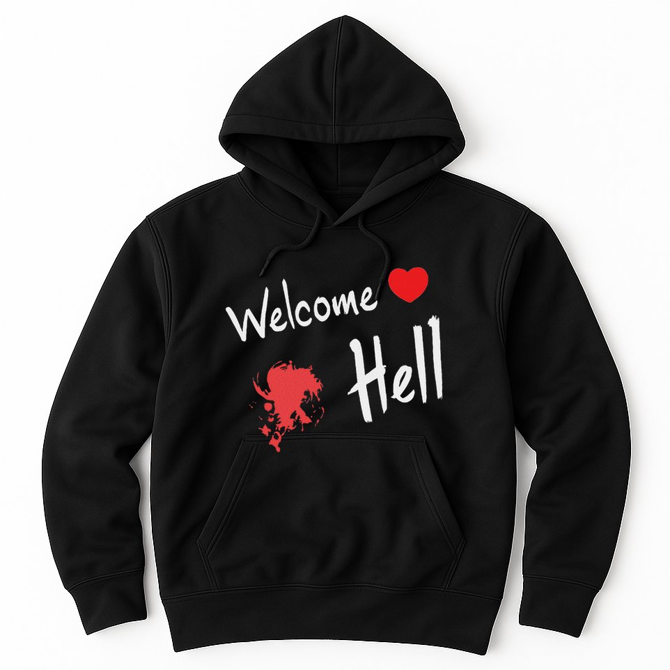 Touhou Project Welcome Hell Gensokyo Relaxed Hoodie