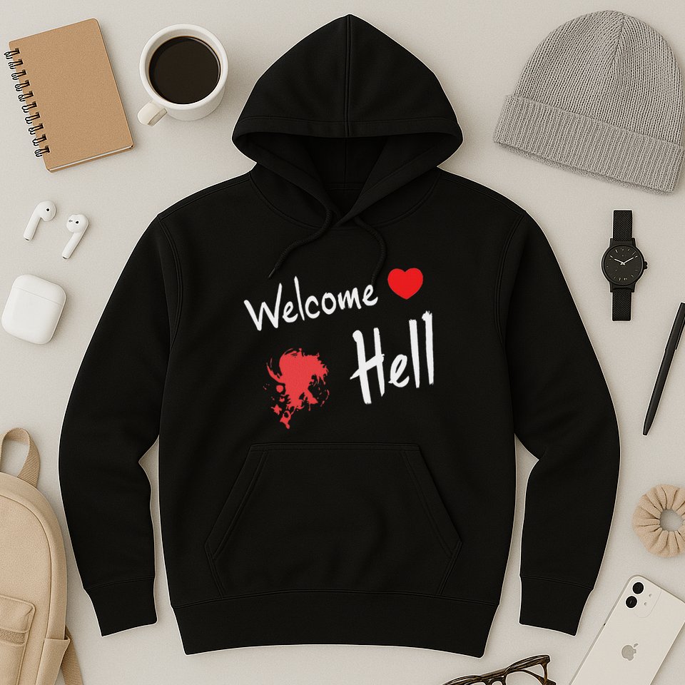 Touhou Project Welcome Hell Gensokyo Relaxed Hoodie
