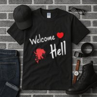 Touhou Project Welcome Hell Gensokyo Relaxed Tall T-Shirt