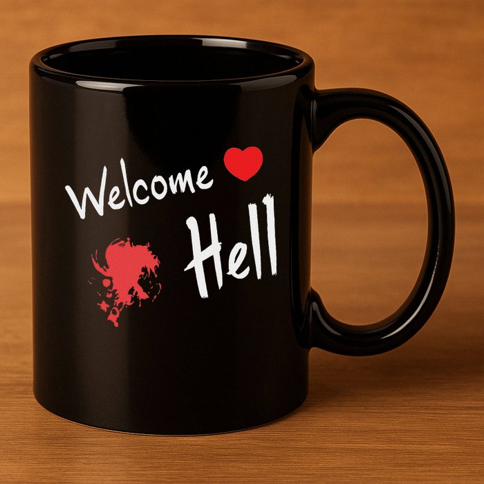 Touhou Project Welcome Hell Gensokyo Relaxed 11oz C Handle Ceramic Mug
