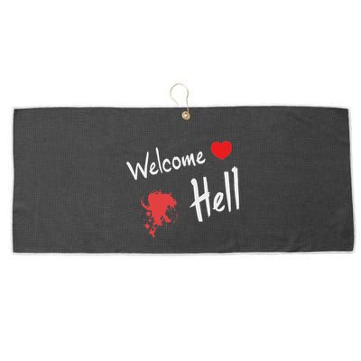Touhou Project Welcome Hell Gensokyo Relaxed Large Microfiber Waffle Golf Towel