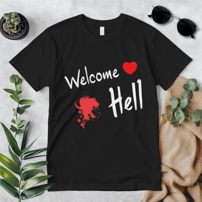 Touhou Project Welcome Hell Gensokyo Relaxed Premium T-Shirt