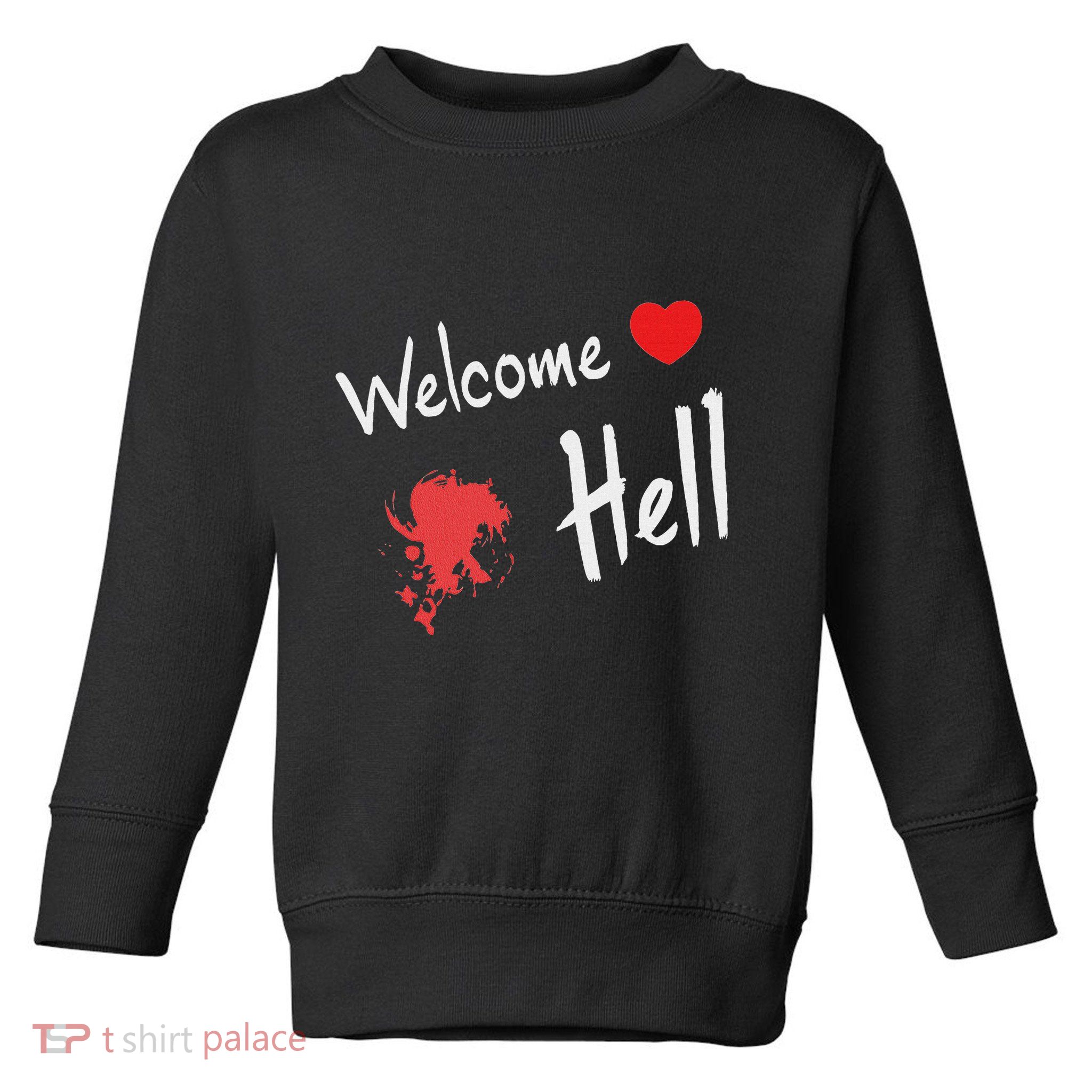 Touhou Project Welcome Hell Gensokyo Relaxed Toddler Sweatshirt