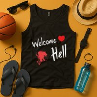 Touhou Project Welcome Hell Gensokyo Relaxed Tank Top