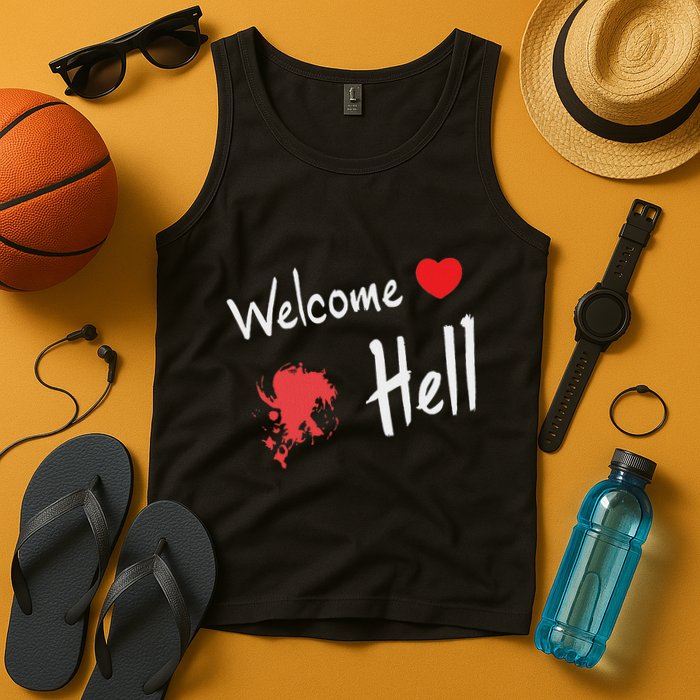 Touhou Project Welcome Hell Gensokyo Relaxed Tank Top