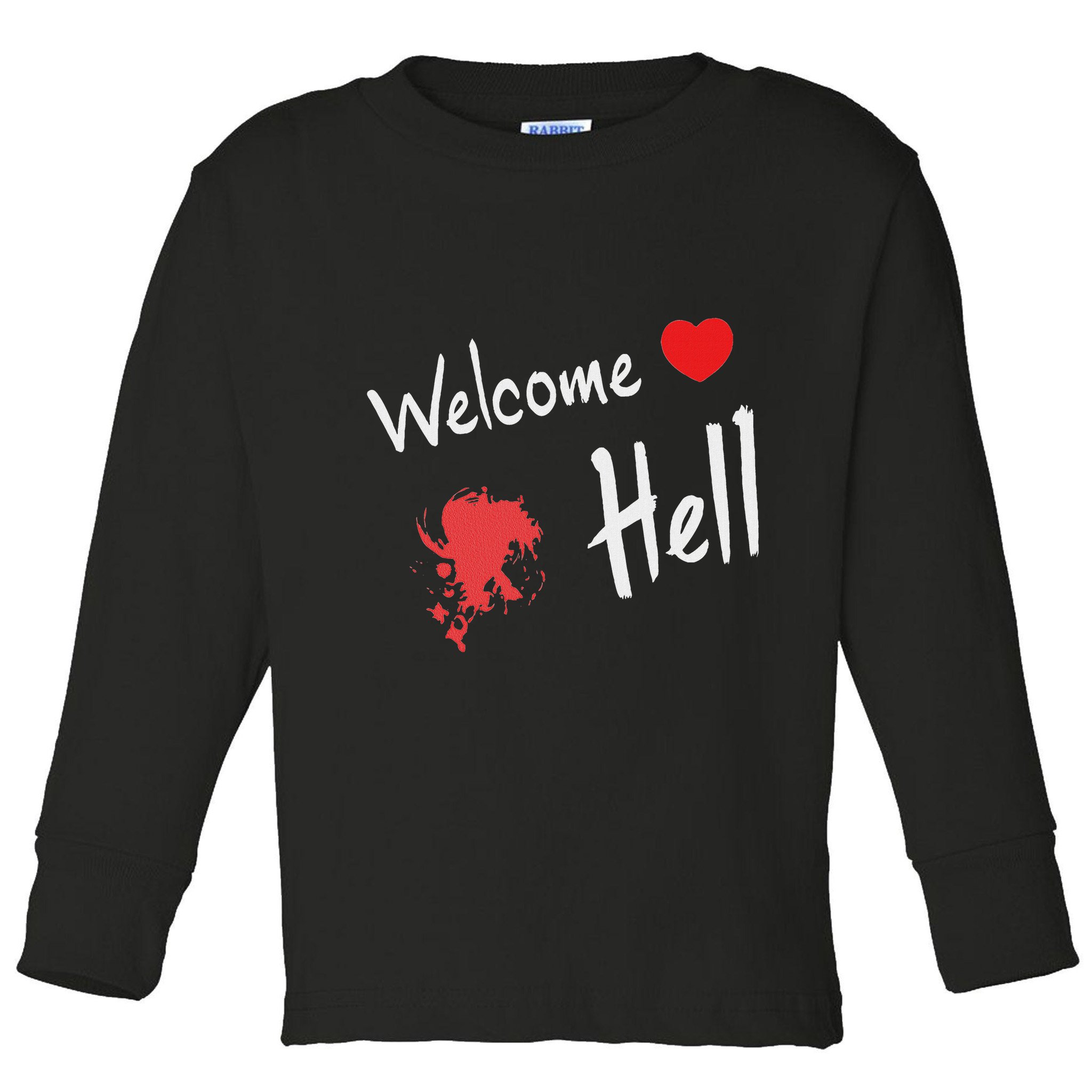 Touhou Project Welcome Hell Gensokyo Relaxed Toddler Long Sleeve Shirt