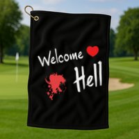 Touhou Project Welcome Hell Gensokyo Relaxed Golf Towel