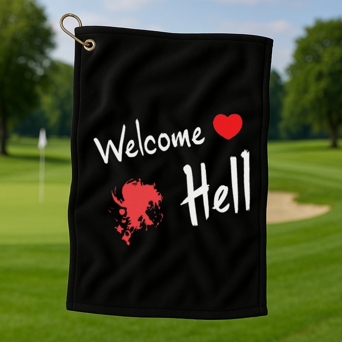 Touhou Project Welcome Hell Gensokyo Relaxed Golf Towel